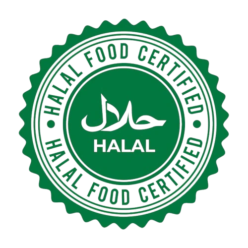 100% Halal Logo